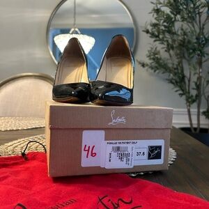 Christian Louboutin Glossy Black Heels